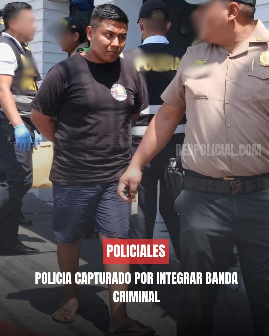 Imagen: Suboficial de segunda Renzo Ángel Sacatuma Ocostupa. Detienen a suboficial de la Policía que sería parte de banda criminal 