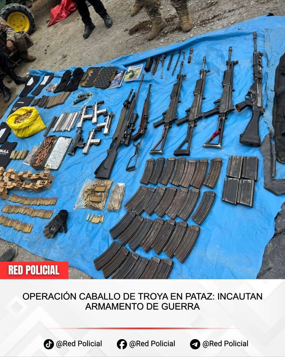Imagen: Operación Caballo de Troya en Pataz: Incautan armamento de guerra 