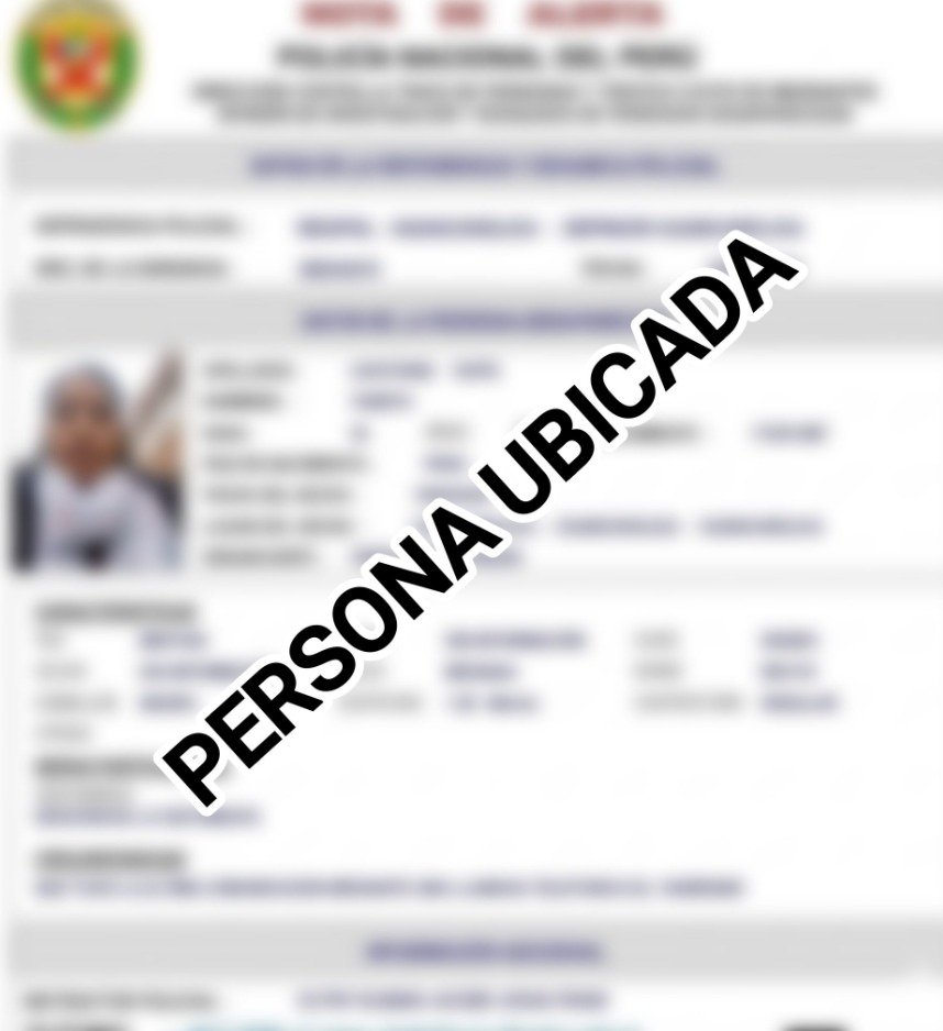 ubicada Yaneth Cayetano Taype en Huancavelica