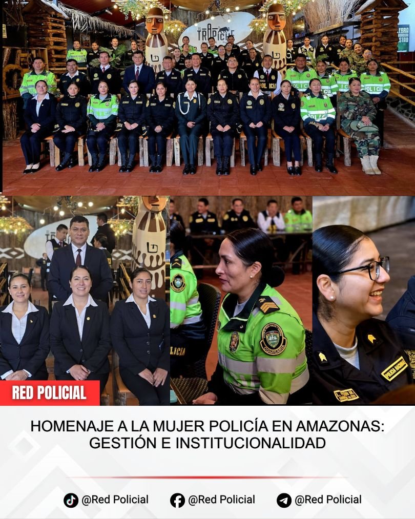 Imagen: Homenaje a la Mujer Policía en Amazonas: Gestión e Institucionalidad 