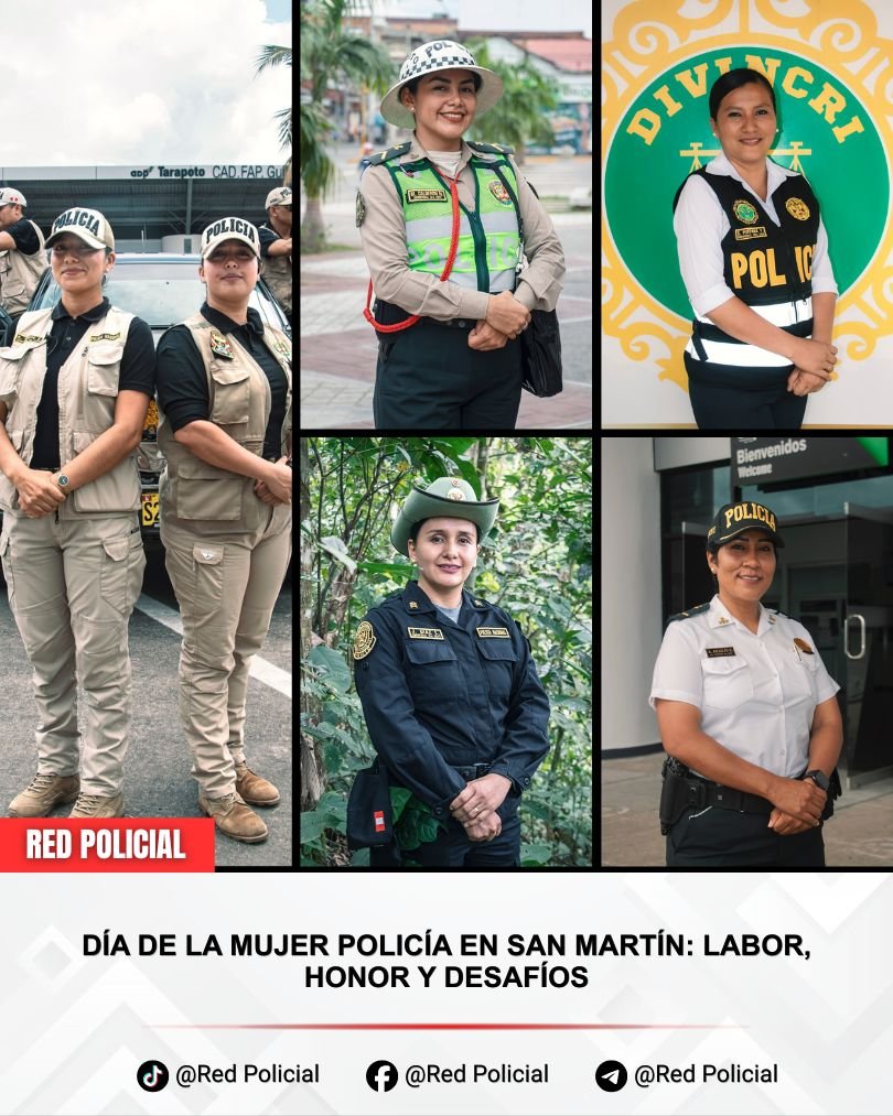 Imagen: Día de la Mujer Policía en San Martín: Labor, Honor y Desafíos 