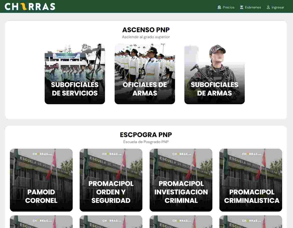Simulador del Examen de Ascenso de la Policía Nacional del Perú - SIECOPOL PNP