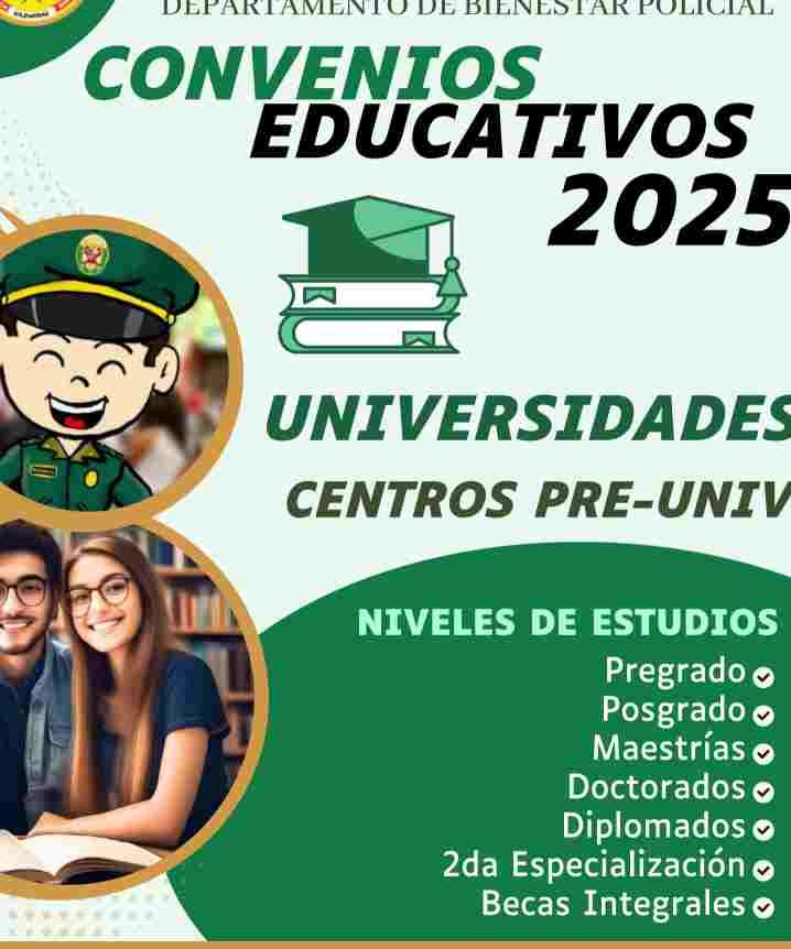 Convenios Educativos PNP 2025