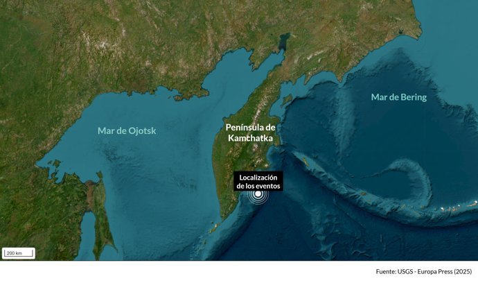 Archivo tipo Imagen sobre: terremoto de magnitud 8.7 frente a la costa de Rusia 