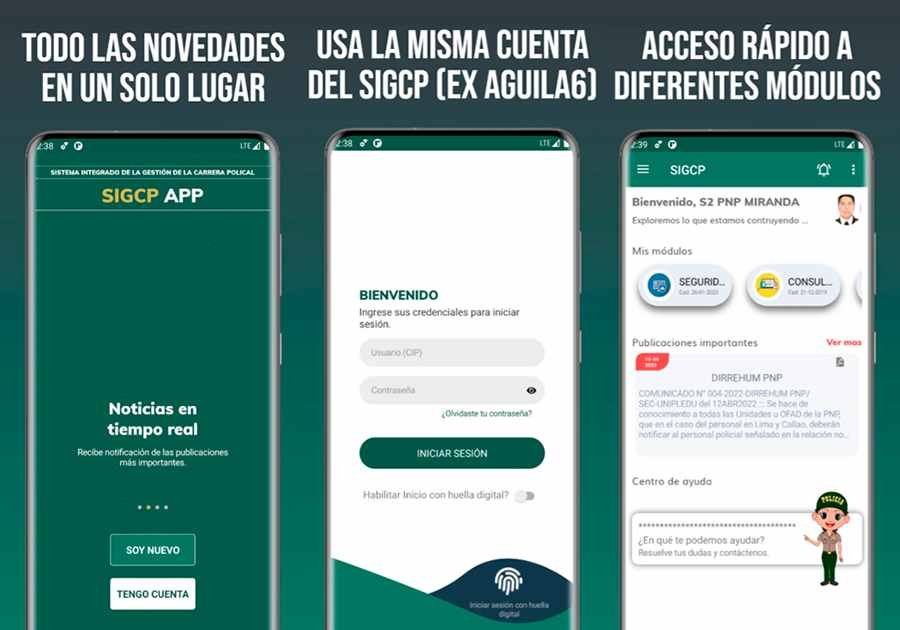 Archivo tipo Imagen sobre: SIGCP Móvil: Gestión de la Carrera Policial en Android y Apple 