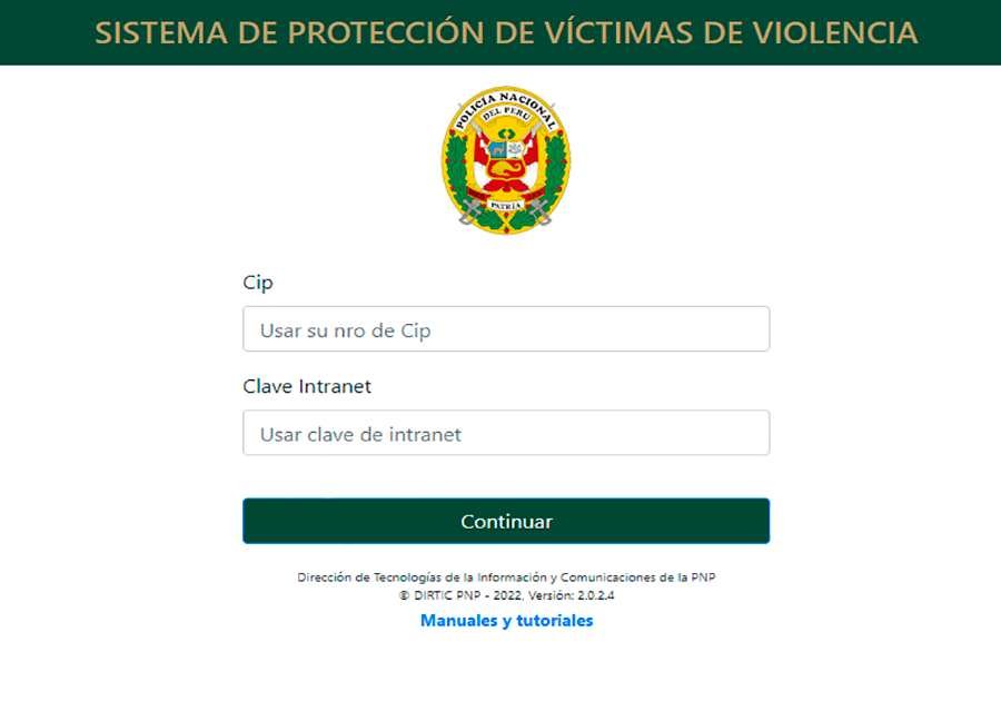 Archivo tipo Imagen sobre: SISTEMA DE PROTECCIÓN DE VÍCTIMAS DE VIOLENCIA 