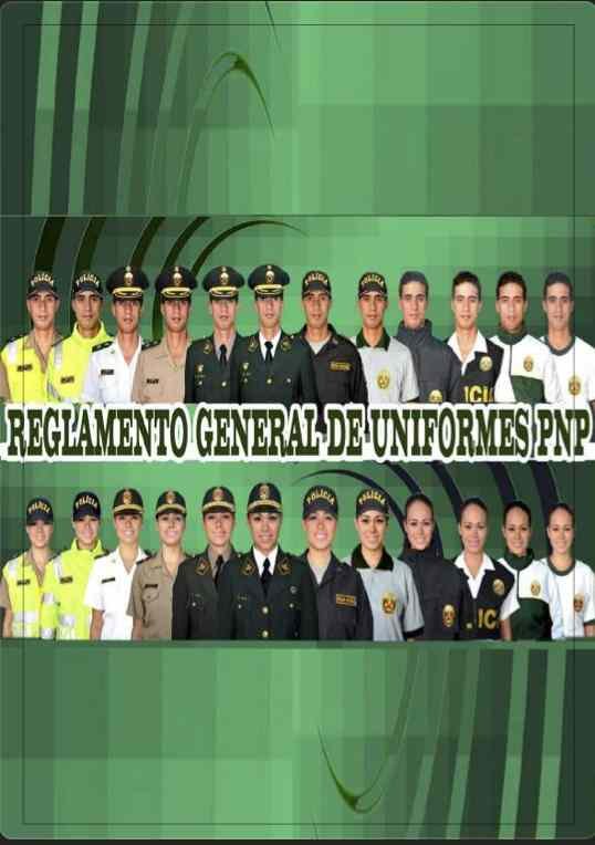 Archivo tipo Imagen sobre: Reglamento General de Uniformes PNP 18OCT2016 