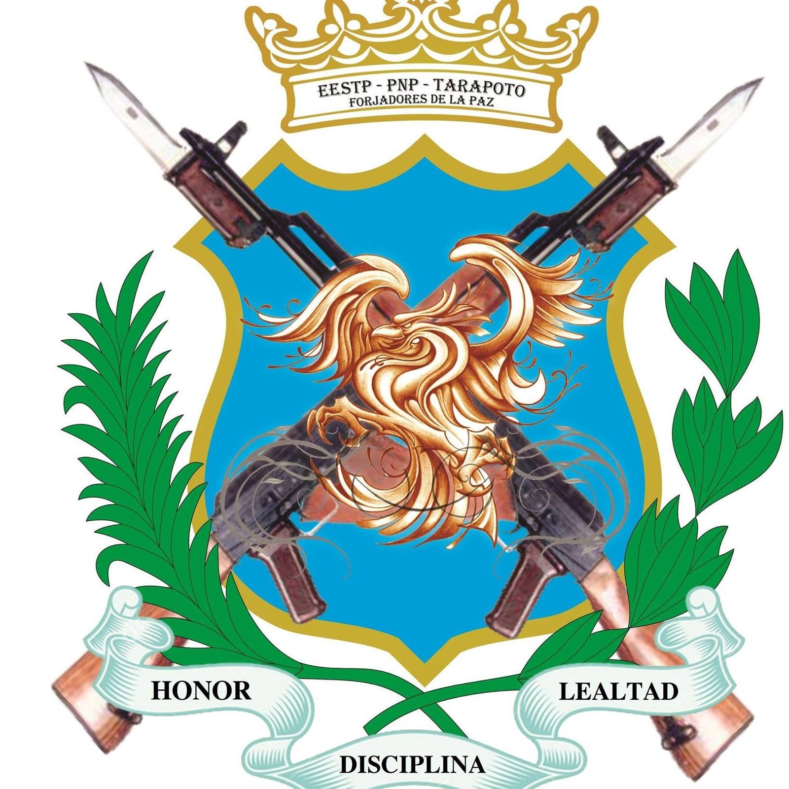 Archivo tipo Imagen sobre: Escudo de La Promoción PNP Forjadores de la Paz 2015-2017 Tarapoto 