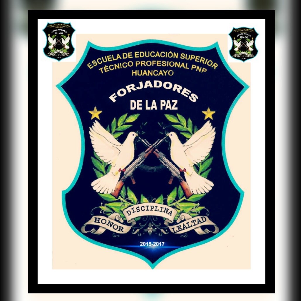 Archivo tipo Imagen sobre: Escudo de La Promoción PNP Forjadores de la Paz 2015-2017 Huancayo 
