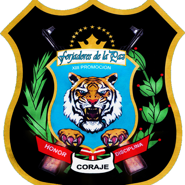 Archivo tipo Imagen sobre: Escudo de La Promoción PNP Forjadores de la Paz 2015-2017 Trujillo 
