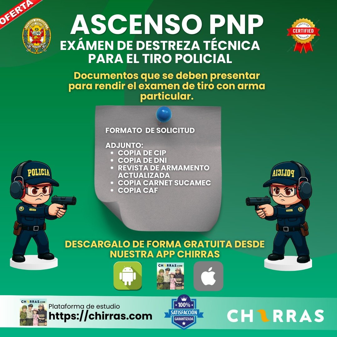 Archivo tipo Imagen sobre: información sobre para el Examen de Tiro con Arma Particular 