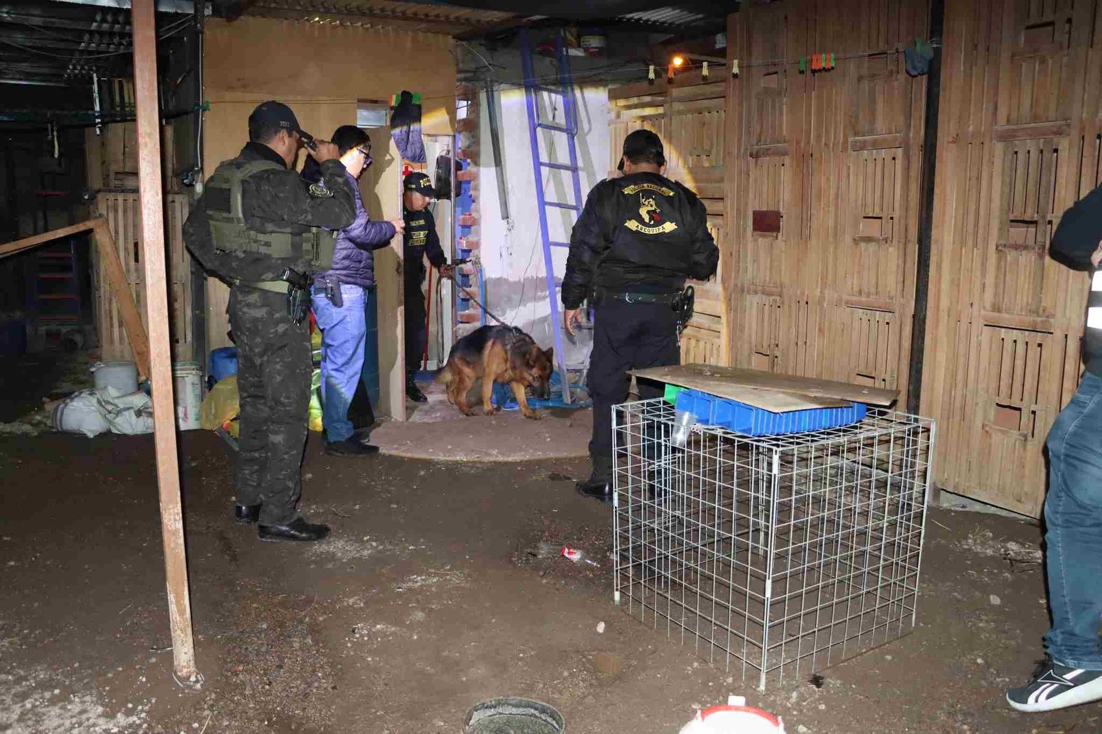 Mega Operativo Policia en Arequipa