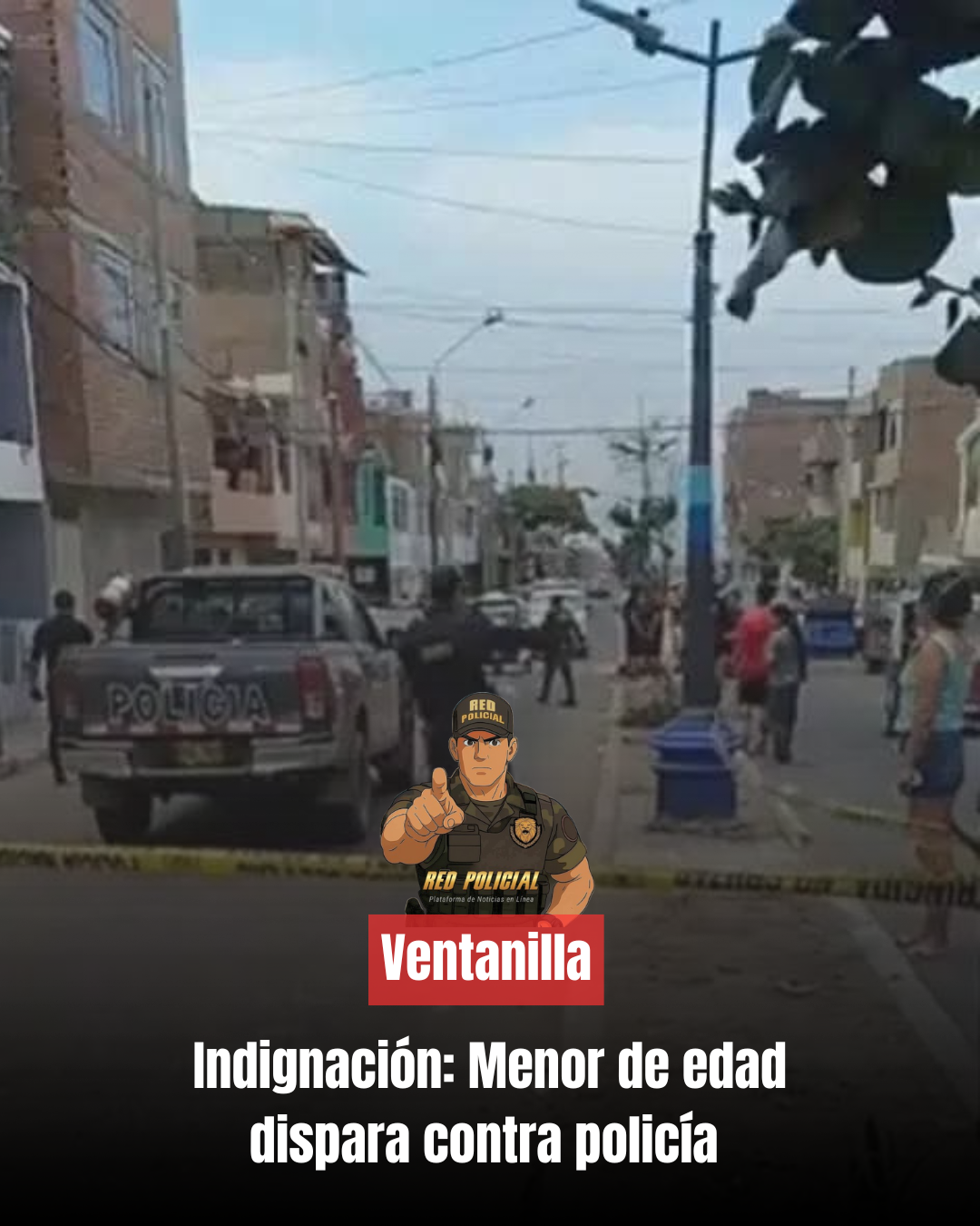 Archivo tipo Imagen sobre: Menor de edad estaría involucrado en ataque a policía y civil en kiosko en Ventanilla  