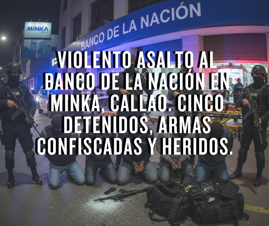 ASALTO BANCO NACION MINKA